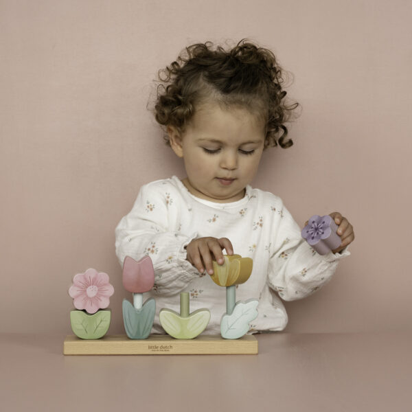 Stacking Puzzle Flowers - Fairy Garden FSC